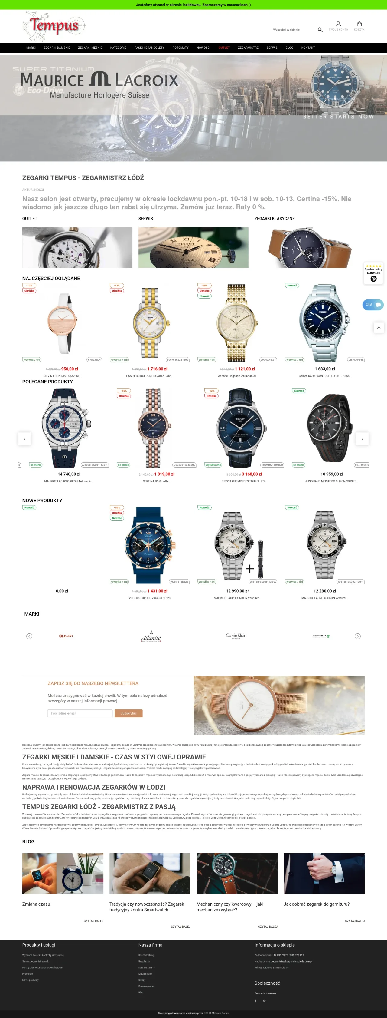 Tempus - migracja na Prestashop